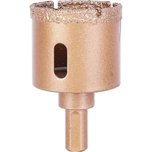 JUNEFOR Diamond Brazing Hole Saw Drill Bit Opener Tile Marble Glass Ceramic Hole Saw Drilling Bits For Power Tools 6-60mm Opener