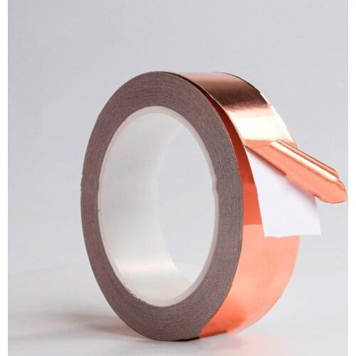 Adhesive Conductive Copper Foil Tape Single-sided Conductive Ttape Conductive Shielding Tape