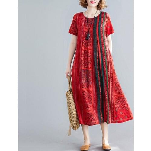 Летние платья из льна LSYLZL China At AliExpress