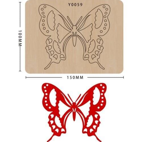 Bow DIY Handmade Craft Stamping Wood Die Cutting Bowknot Scropbook Knife Molds Suitable for Sizzix Big Shot Machines