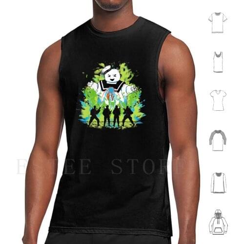 Busters Tank Tops Vest Ghostbusters Busters Ghost Ghosts Slimer 1980 80S 1980S Retro Film Movie Venkman Stantz Spengler