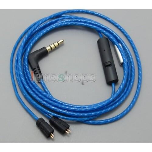 With Mic Remote Volume Earphone Cable For Ultimate Ears UE TF10 SF3 SF5 5EB 5pro TripleFi 15vm LN004994