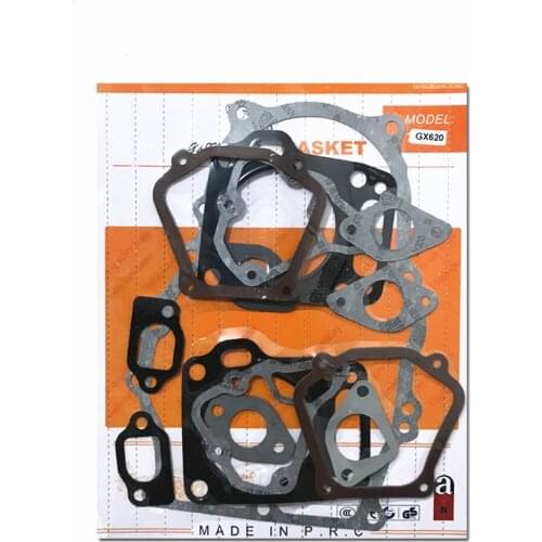 Full gasket set for Honda GX610 GX620 GX670 8.5KW 2V77 2V78 SHT11000 SHT11500 SHT12000 SHT15000 10KW twin cylinder engine gasket