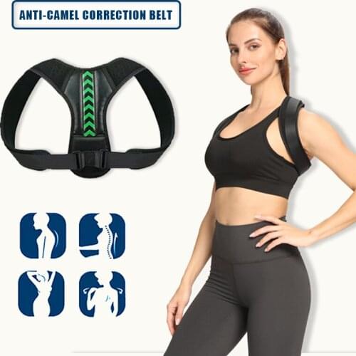 Adjustable Back Shoulder Posture Corrector Belt Clavicle Spine Support Reshape Your Body Home Office Sport Upper Back Neck Brace