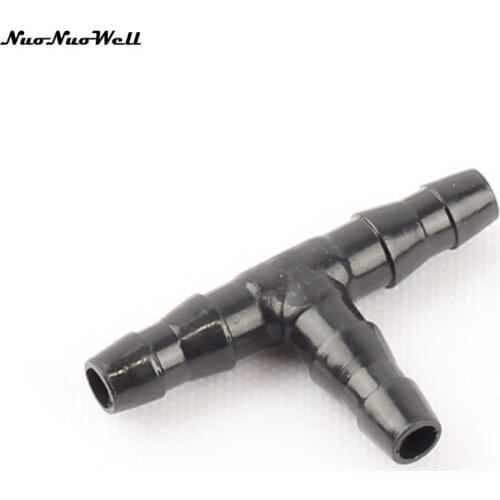 40pcs NuoNuoWell 4/7mm Barbed Tee Three Way Hose Connector for Garden Irrigation Water Spliter Horticultural Spray Lawn Drop