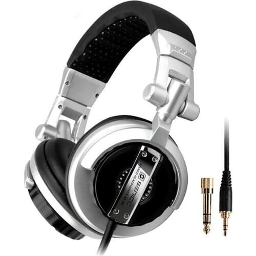 SENICC ST-80 Professional DJ Studio Monitor Headphones Wired Gaming Headset Stereo Portable Earphone with 3.5mm Jack 50mm Driver