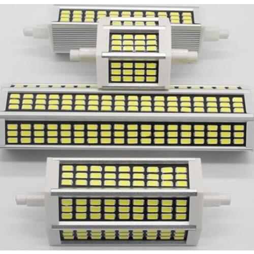 220V R7S LED flood Light 5W 10W 13W 20W SMD 5736 78mm 118mm 135mm 189mm LED Spotlight lamp Bulb For square outdoor Floodlight