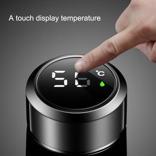Smart Insulation Cup Portable LCD Temperature Display Students Male And Female Water Bottle Intelligent Thermos Cup