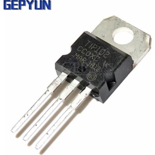10PCS TIP102 TIP127 TIP107 TIP112 TIP120 TIP122 TIP31C TIP32C TIP41C TIP42C TO-220 Transistor new and original IC Gepyun