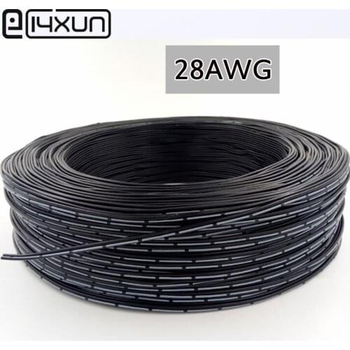 2M 5M 10M 20M Ultra-soft Test Line 24AWG Silicone Wire 2P OD 3.2mm Multi-core Cable High Temperature Parallel Wire
