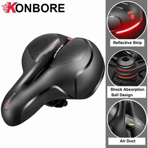 3D GEL Bicycle Saddle Seat Thicken MTB Road Cycle Saddle Hollow Breathable Comfortable Soft Cycling Bike Seat Bicycle Accessory