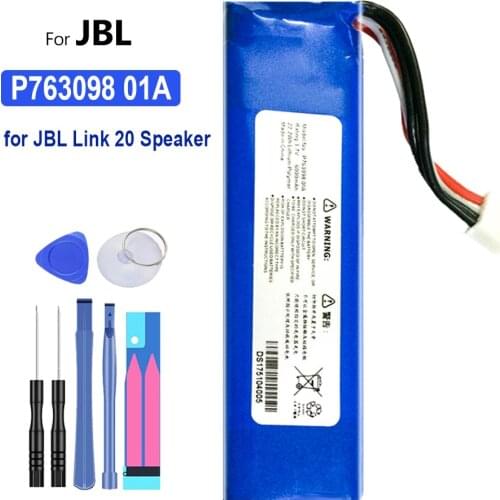Speaker Battery P763098 01A 6000mAh for JBL Link 20 Link20 Speaker