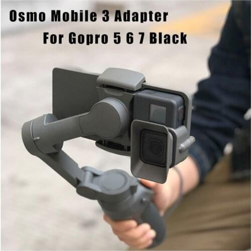 Top Deals Camera Handheld Adapter Mount Holder for DJI OSMO Mobile 3 Transfer for GoPro 5/6/7 Camera