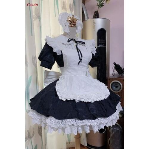 Hot Game Azur Lane HMS Queen Elizabeth Cosplay Costume Maid Outfit Activity Party Role Play Clothing High Quality Custom-Make