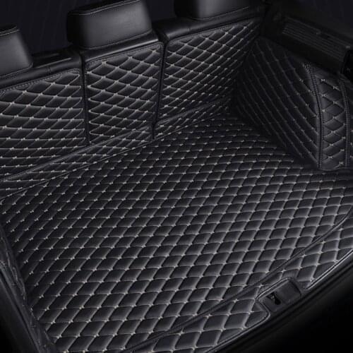 Custom Car trunk mats for vw touareg bora Sagitar Tiguan Variant magotan polo Passat Touran all models auto accessories car mats