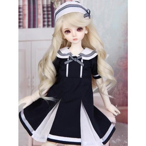 Full Set 1/4 BJD Doll BORY Girl Boy Navy Marine Uniform High Quality Joint Doll Birthday Gift Adult Toy Accessories Best Resin