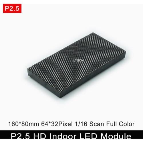 64x32 Matrix LED Sign RGB P2.5 Led Module Video Wall Indoor Screen Full Color Display
