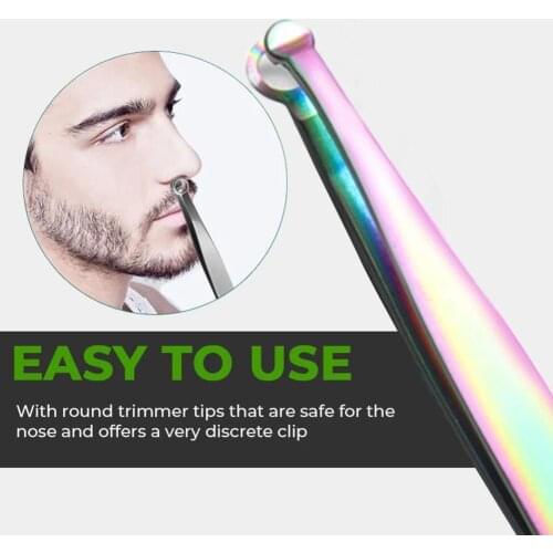 Multifunctional Clip Steel Round Nose Hair Clip Hair Removal Eyelashes Eyebrow Tweezers Makeup Tool