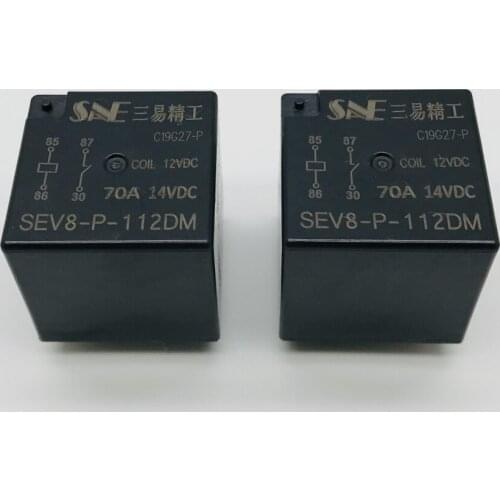 Original SEV8-P-112/124DM 4pin 70A 14VDC relays