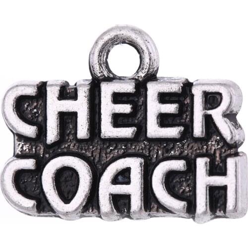 Zinc Alloy Cheer Series Word Letter Charm