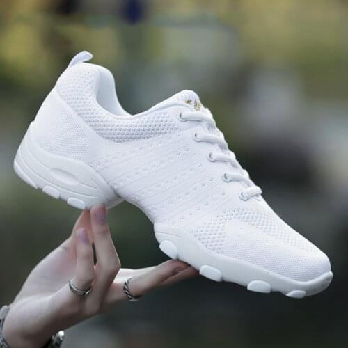 Modern Soft Men Shoes Sports increased anti-skid square dance shoes sneakers net jazz shoes Fitness Team performance shoes