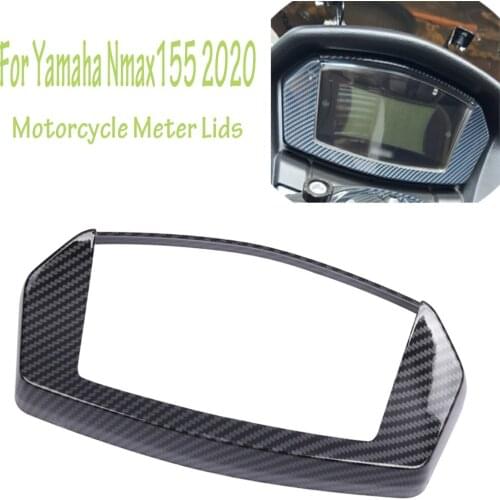 Motorcycle Speedometer Speed Meter Instrument Outer Frame Cover Meter Lids Carbon Fiber For Yamaha Nmax155 Nmax 155 2020 2021