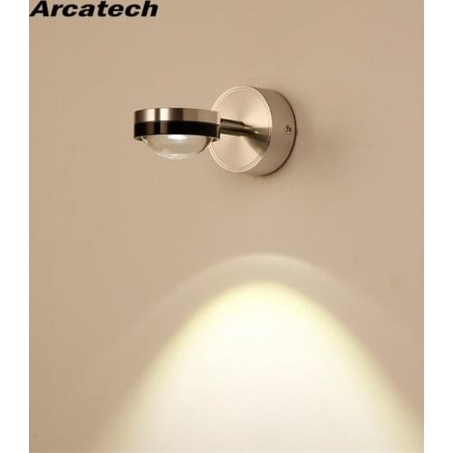 LED Wall Light Indoor Aluminum Crystal Wall Lights Modern 3W LED Wall Sconce Home Decoration Wall Lamps NR-102