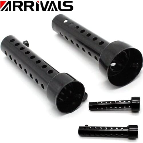 35mm, 45mm Universal Motorcycle Exhaust Can Silencer Muffler Baffle Black