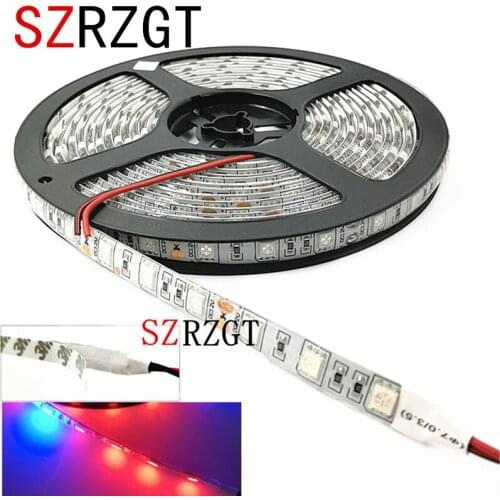 Waterproof LED 5m/lot Plant Grow Lights 5050 LED Strip DC12V Red Blue 3:1, 4:1, 5:1,7:1for Greenhouse Hydroponic Plant Growing