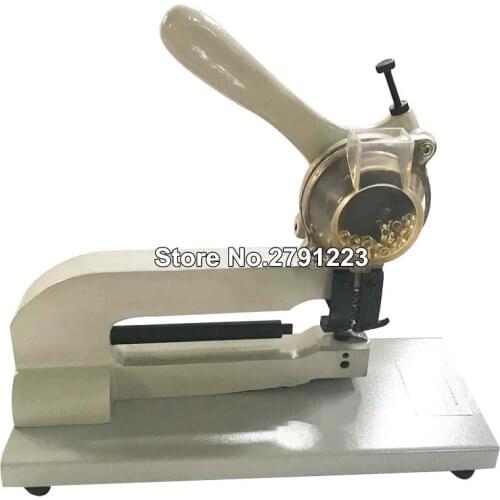 High quality metal 5.5mm Semi-automatic File Bag Eyelet Punching machine