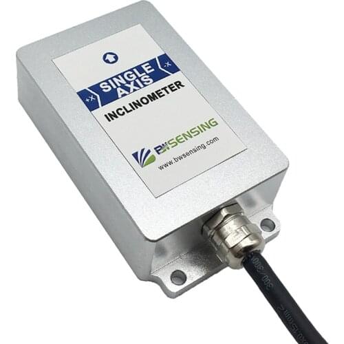 High Accuracy Single Axis Analog Output Inclinometer 1 axis tilt sensor 0-5V 0-10V 4-20mA 0-20mA 0-24mA BWH510 BWH518