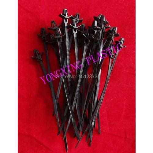 100pcs/bag 2.5*100 push tie zip self-locking