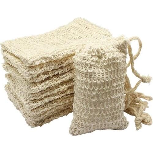 30 Pcs Natural Sisal Soap Bag Exfoliating Soap Saver Pouch Holder