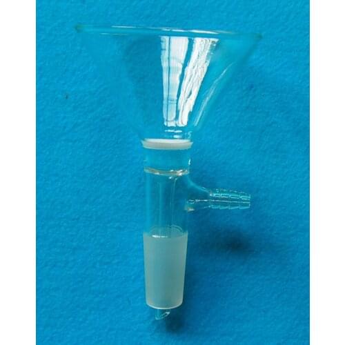 90mm,24/40,100ml,Glass Powder Funnel,#3 Sand Coarse Filter,10mm Hose Adapter