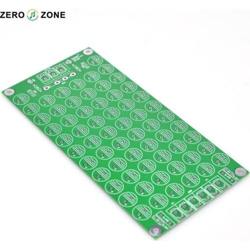 ZEROZONE 62pcs Capacitors Array Power Supply Bare PCB For Amplifier PSU DIY