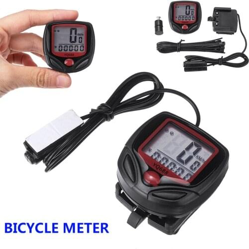 Digital LCD Bicycle Electronic Code Meter With Batteries Waterproof Speedometer Tester Mileage Recorder Bike Accessories