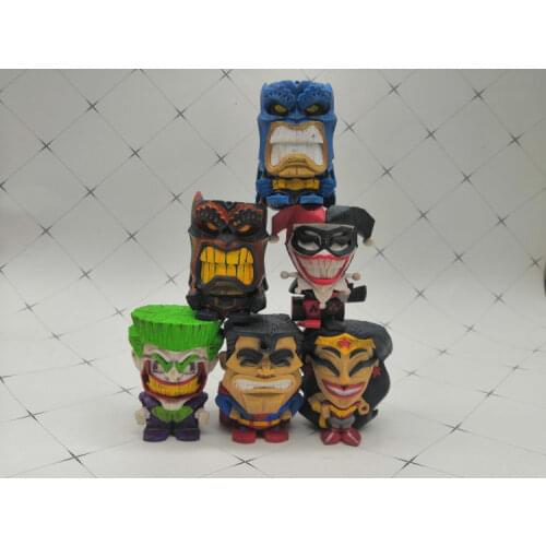 DC Comics Wonder Woman Superman Joker Harleen Quinzel Batman Fashion Action Figure Model Ornaments Toys Collection