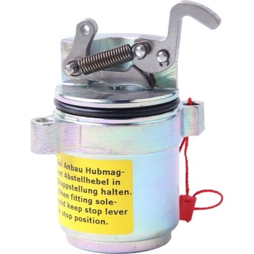 12V DEUTZ BF4M1011F Engine Fuel Shut Off Solenoid Deutz Stop Solenoid 04272733