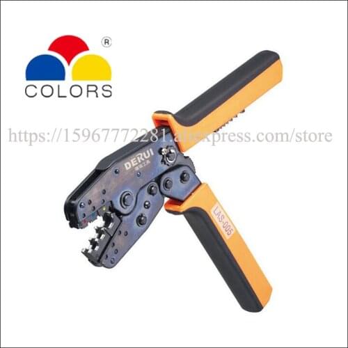 FASEN LAS-005 hand tool mini self-adjustable crimping plier 23-7AWG crimping capacity 0.25-10mm2 special pliers with casing type