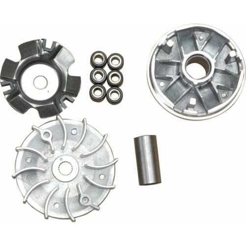 Variator Kit Front Clutch Drive Pulley with Roller for GY6 125cc 150cc 152QMI 157QMJ Scooter Moped Go Kart UTV Engine