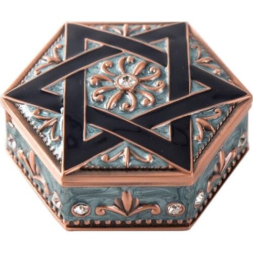 Jewelry Box Organizer Jewish Packing box David of Star Jewel Case Packing