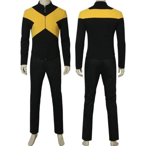 X Superhero Dark Phoenix Cosplay Costume Cyclops Scott Summers Battle Uniform Role-playing Halloween Party Outfit Full Set