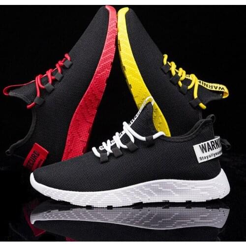 Mens Shoes 2021 New Summer Korean Casual Shoes Trend Comfortable Flying Woven Sports Shoes Fashionable Mens Running Shoes