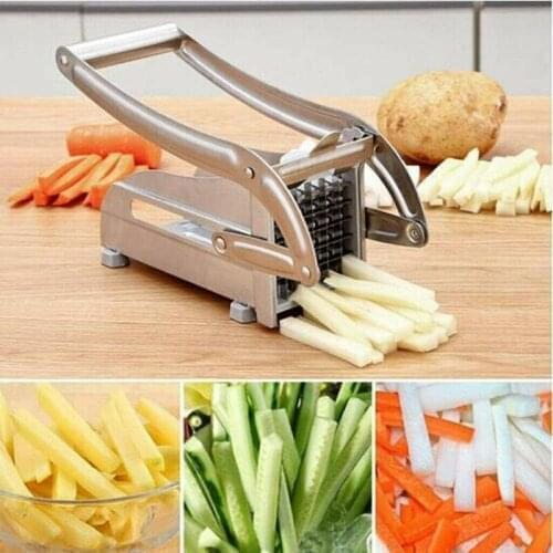 Stainless Steel French Fries Cutting Machine Cutting Potato Vegetable Cutter Slicer Chopper Kitchen Tools Potato Chip Maker