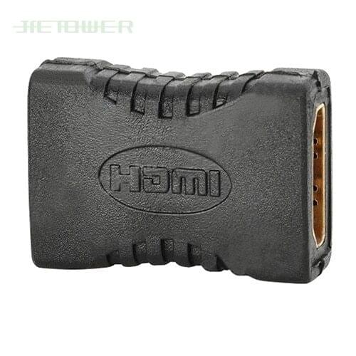 Wholeslae HDMI Female To Female Video Connector Coupler Extender Adapter For HDTV HDCP 1080P 1000pcs/lot
