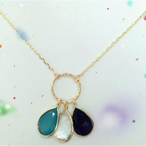 Wholesale New Fashion 3 color Rhinestone pendant Choker Necklace gold color boho chic Vintage Woman Gift Hot collares populares