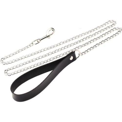 Punk Stainless Steel Necklace Pendant for Men Women Link Chain Chokers Vintage Black Metal Bondage Jewelry