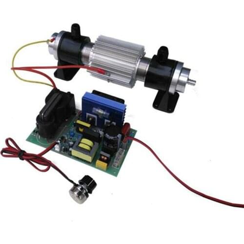 Water-cooling 15G Ozone Tube+Adjustable High Voltage Power Supply Industrial Water Treatment Ozone Generator Accessories