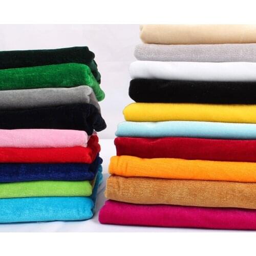 Pleuche Velvet Fabric Material Table Cloth Curtains Soft Doll making Craft by Yard (91 cm)