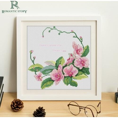 Romantic Story Cross Stitch Kits Beginners Embroidery,home is where the heort is, bedroom study decoration Needlework stitch
